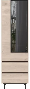 Witryna w dekorze dębu 64x206 cm Cantoria – Germania