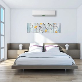 Obraz - Deszczowa jesień (170x50 cm)