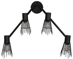 Designowa lampa ścienna PICO, czarna