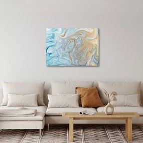 Obraz - Niebieski marmur (70x50 cm)