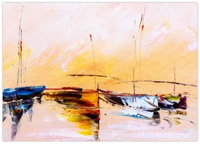 Obraz - Obraz statku (70x50 cm)