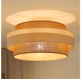 Brilagi - Żyrandol natynkowy SPACE LIGHT 1xE27/15W/230V śr. 50 cm beżowy/kremowy