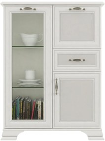 Komoda z witryną i barkiem fineline crema H8-A14