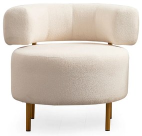 Fotel River Round White