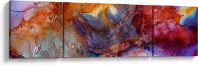 Obraz - Abstrakcyjna sztuka tuszu (170x50 cm)