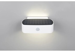 Zewnętrzna solarna lampa ścienna LED (wysokość 6 cm) Bilbao – Trio