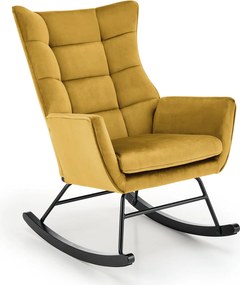 Fotel bujany Bazalto w nowoczesnym stylu