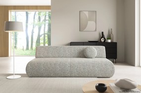 Masseno Sofa DELTA z funkcją spania i pojemnikiem na pościel, Rozkładana sofa - Jasnoszary, PUENTE 11