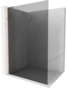 Mexen Kioto L ścianka prysznicowa Walk-in 100 x 200 cm, grafit, różowe złoto - 800-100-103-60-40
