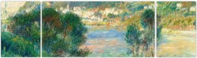 Obraz - Auguste Renoir, View of Monte Carlo from Cap Martin, reprodukcje (170x50 cm)
