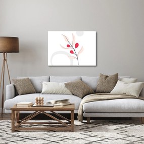 Obraz - Różowa abstrakcja kwiatowa N⁰3 (70x50 cm)