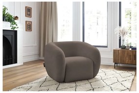 Jasnobrązowy fotel Celine – Bobochic Paris