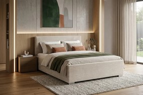 Łóżko LUCI 160x200 cm Biały Bez materaca