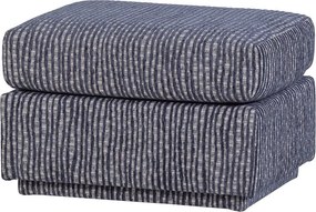 Szaroniebieski tapicerowany podnóżek Lou – WOOOD