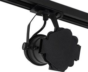 System szynowy z 3 reflektorami czarny - Movie