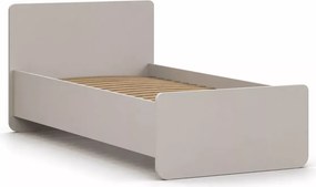 Jednoosobowe łóżko Passa 90x200 w kolorze kaszmirowym do pokoju dziecięcego