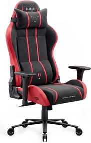 Fotel gamingowy materiałowy Diablo X-One 2.0 King Size, Bloody Mary