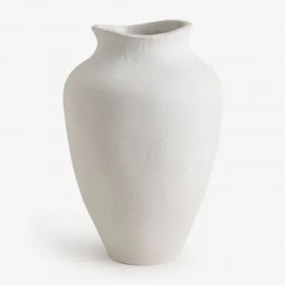 Wazon Ceramiczny Gayle Kremowa - Sklum