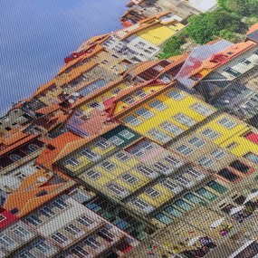 Obraz - Ribeira, Portugalia (170x50 cm)