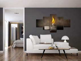 Obraz zapalniczki (125x70 cm)