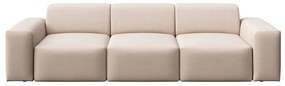 Beżowa aksamitna sofa 285 cm Villet – Rodier