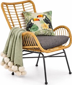 Rattanowy fotel do pokoju L7-L78