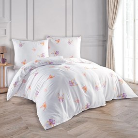 BedTex Pościel satynowa Flutter, 160 x 200 cm, 2x 70 x 80 cm, 160 x 200 cm, 2 szt. 70 x 80 cm