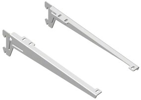 Nośnik ANGLE do ELEMENT SYSTEM, komplet 2 szt., gł. 380 mm, biały