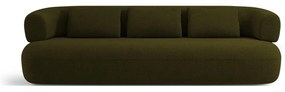 Zielona sofa z materiału bouclé 226 cm Jenny – Micadoni Home