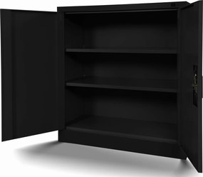 Szafka biurowa na dokumenty Beata 90x40x93 cm czarna