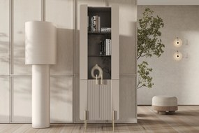 Witryna Malmi 60 cm - kaszmir / złote nóżki