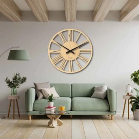 Elegancki duży rzymski zegar ścienny, 80 cm | RONI