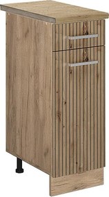 Szafka dolna do kuchni dąb rzemieślniczy 30x60x81.6 r-line