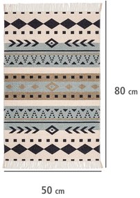 Dywanik łazienkowy KASI, bawełna, 50 x 80 cm, WENKO