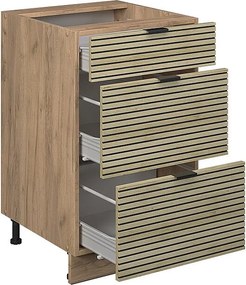 Szafka dolna do kuchni panel dębowy 50x60x82 fame-line