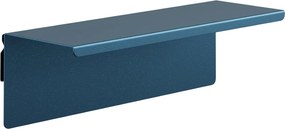Metalowa półka ścienna Modern Joanne 40 cm, kolor granatowy