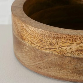 Pudełko okrągłe KABIR, drewno mango, Ø 19 cm