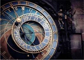 Obraz na szkle - Praski zegar astronomiczny, Praga (70x50 cm)