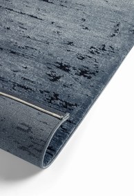 Dywan nowoczesny Stella niebieski koło 195 cm x 195 cm