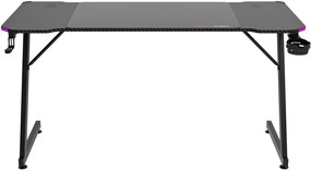 Biurko czarne gamingowe LED RGB L9-K96
