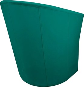 Fotel CLUB tkanina Welur elegancki fotel tapicerowany do salonu i gabinetu : Kolor tkaniny - VELVET - MG20