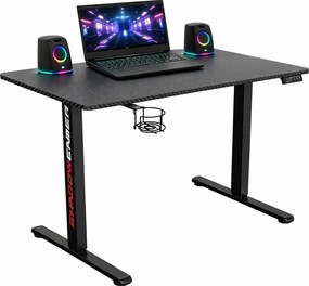 Biurko czarne regulowane elektrycznie R7-K30