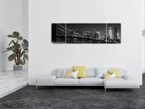 Obraz mostu Brooklyn Bridge w Nowym Jorku (170x50 cm)