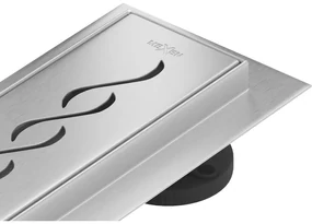 Mexen Flat M18 odpływ liniowy 60 cm, inox - 1023060-15
