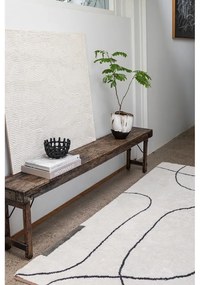 Bawełniany dywan odpowiedni do prania w kolorze kości słoniowej 140x200 cm Shadow – Mette Ditmer Denmark