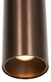 Design hanglamp donkerbrons incl. rail adapter 1-fase - Slimline Tubo Oswietlenie wewnetrzne