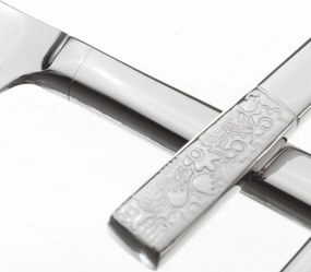 Sztućce Fiori Platinum dla 6 osób 24 części