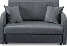 Fotel do Spania VERO 2 Rozkładany Dwuosobowy Amerykanka Szary Nowoczesny