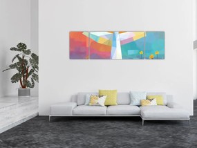 Obraz - Strażnik kwiatów (170x50 cm)