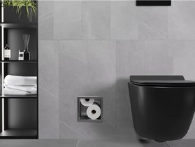 Mexen X-Wall-B magazynek na papier toaletowy, gun gray szczotkowany - 19E5